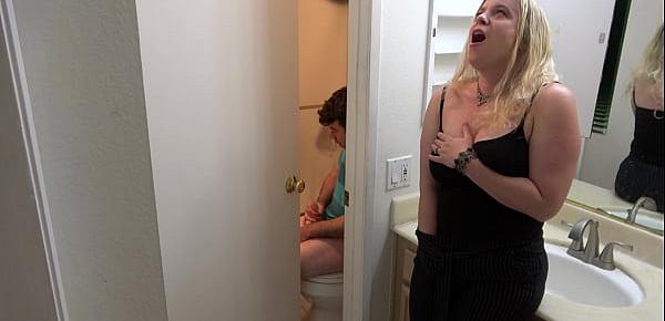 trendsStepson caught masturbating in the bathroom fucks stepmom